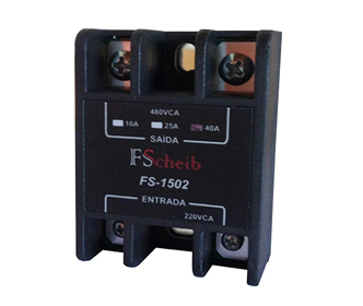 RELÉ DE ESTADO SÓLIDO FS-1502 RELÉ DE ESTADO SÓLIDO FS-1502